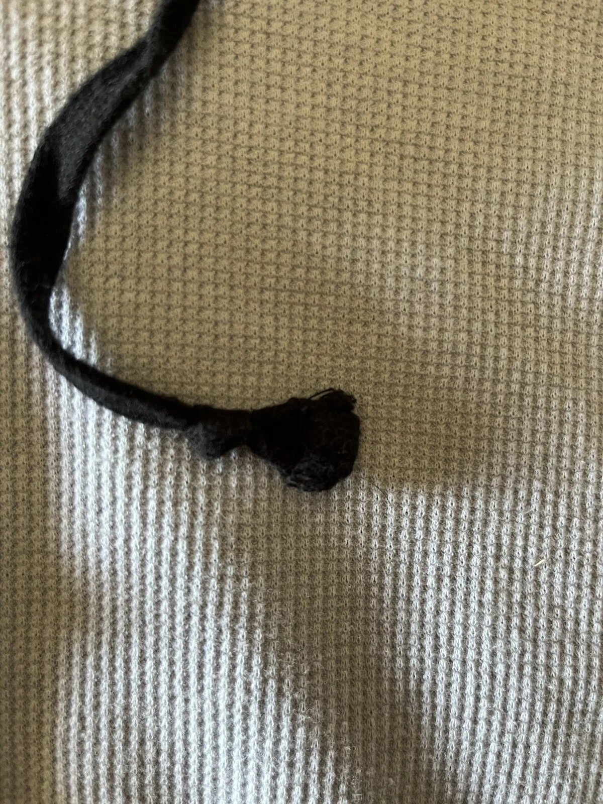 UNDERCOVER Top con cappuccio Victorias Secret rosa tessuto waffle grigio