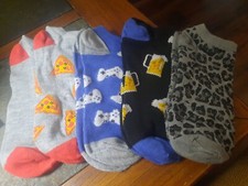 5 Pairs Women Ladys Cotton Crew Socks Lot Novelty Ankle Socks New