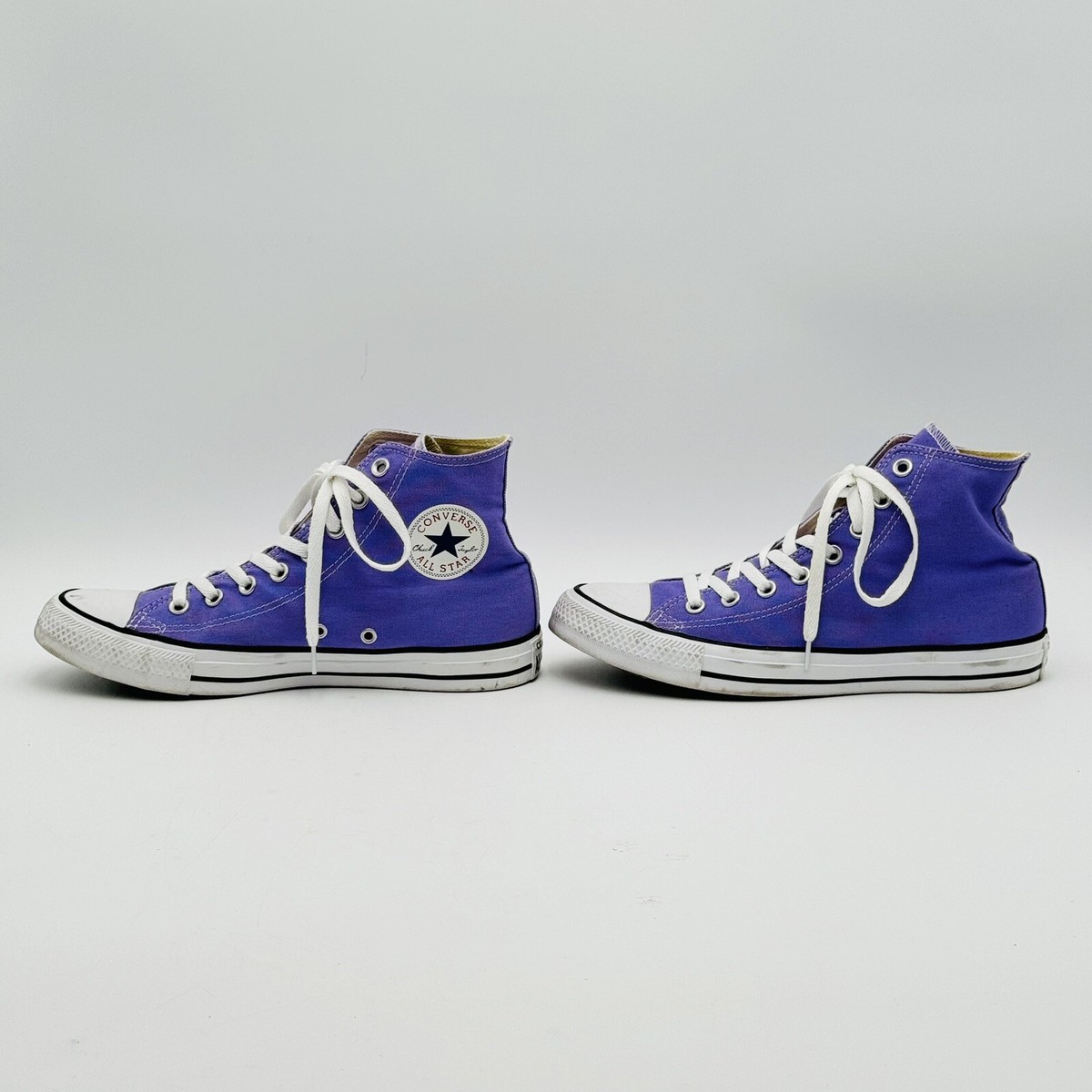 Converse All Star Chuck Taylor Hi Top Purple Sneakers Mens 7.5