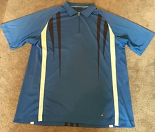 Men’s Nike golf zippered polo shirt XL Blue
