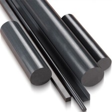 ACETAL POM DELRIN ROUND BAR PLASTIC BLACK WHITE BLUE RED 20MM 25MM 30MM 50MM