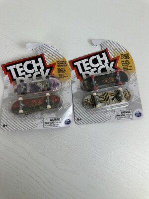Tech Deck 2-Packs Santa Cruz Plan B Zero Fingerboard Skateboard Lot Of 2