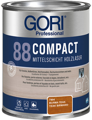 (25,16 /L) Gori 88 Compact Holzlasur Kiefer 2,5L