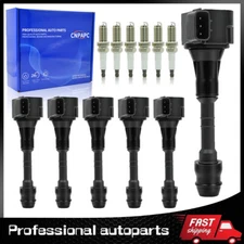 6 Ignition Coil + 6 Spark Plug For Nissan Altima Maxima Quest Murano 3.5L UF349
