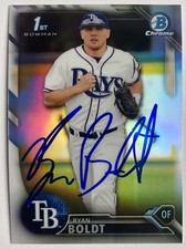 RYAN BOLDT RC SIGNED IP 2016 1ST BOWMAN DRAFT CHROME REFRACTOR #BDC-118 AUTO