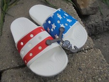 New Crocs Classic American Flag Slide Men's 5, Women's 7