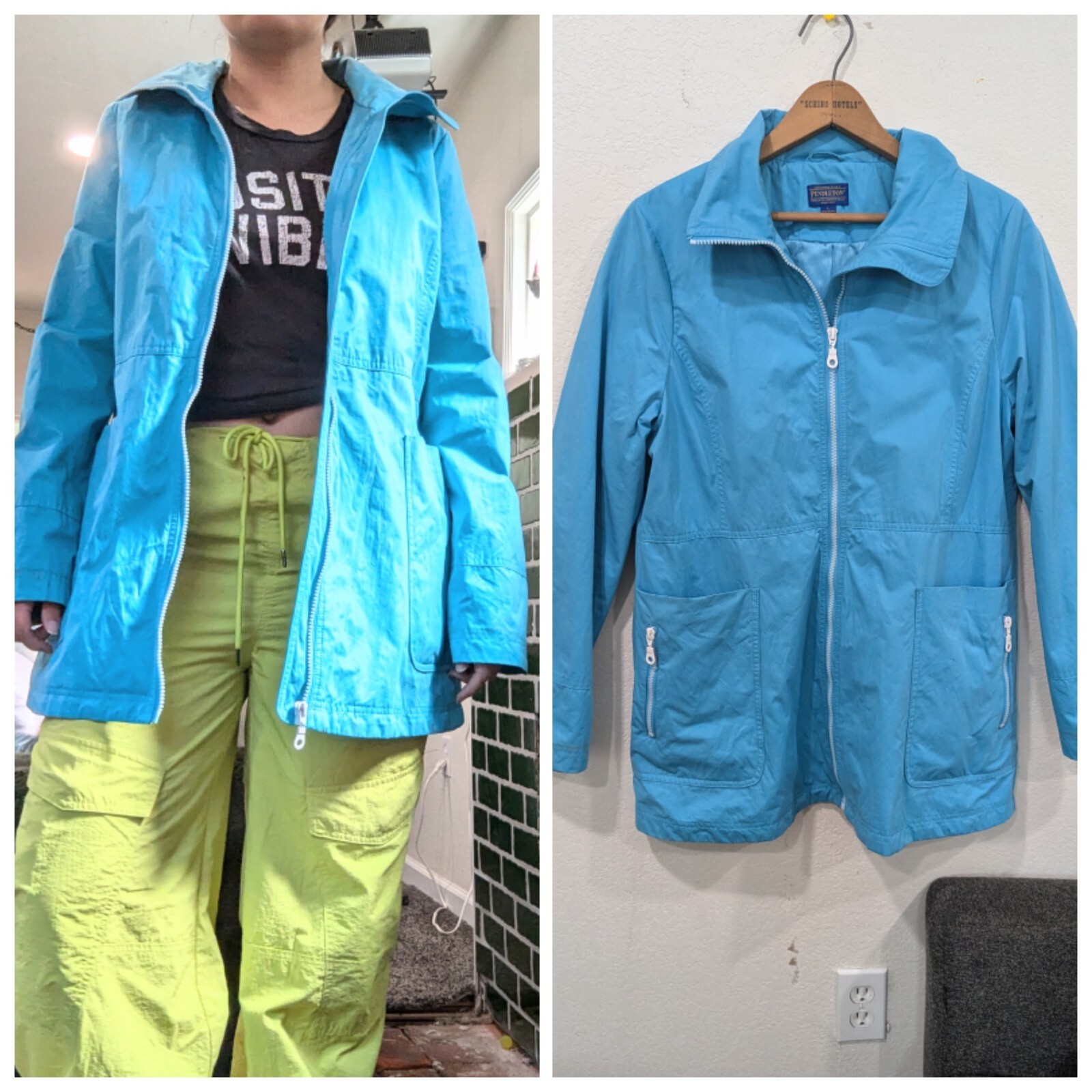 Gorpcore Pendleton Womens Size Large Windbreaker … - image 1