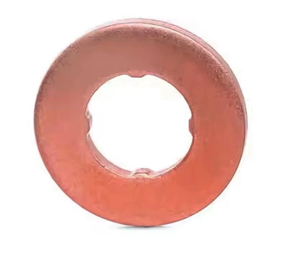 6 x Dichtring Kupferscheibe Injektor F00VC17503 BMW Mercedes CITROËN Audi Mazda - Bild 3 von 4