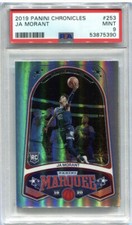 Ja Morant Grizzlies 2019 Panini Chronicles Basketball Marquee Rookie #253 PSA 9