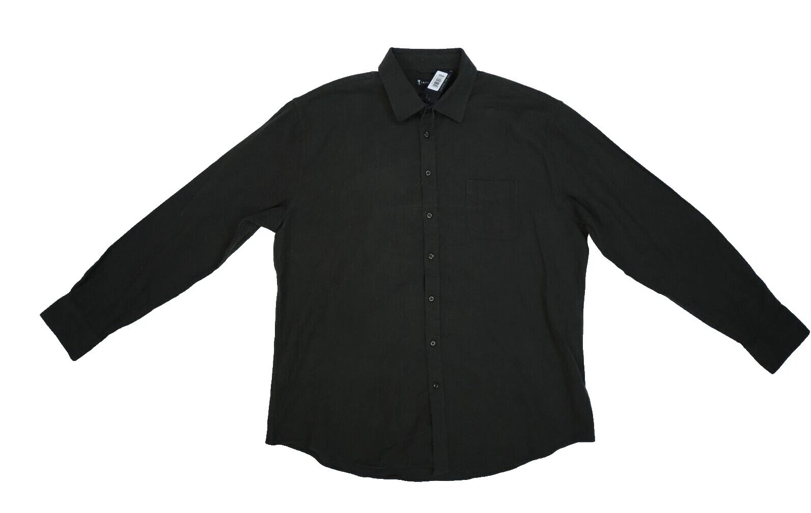 Cotton Solid Big & Tall Casual Button-Down Shirts for Men