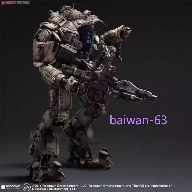 タイタンフォール　The Art セット Play Arts Kai Atlas Titanfall Armor Robot Variable Statue Action