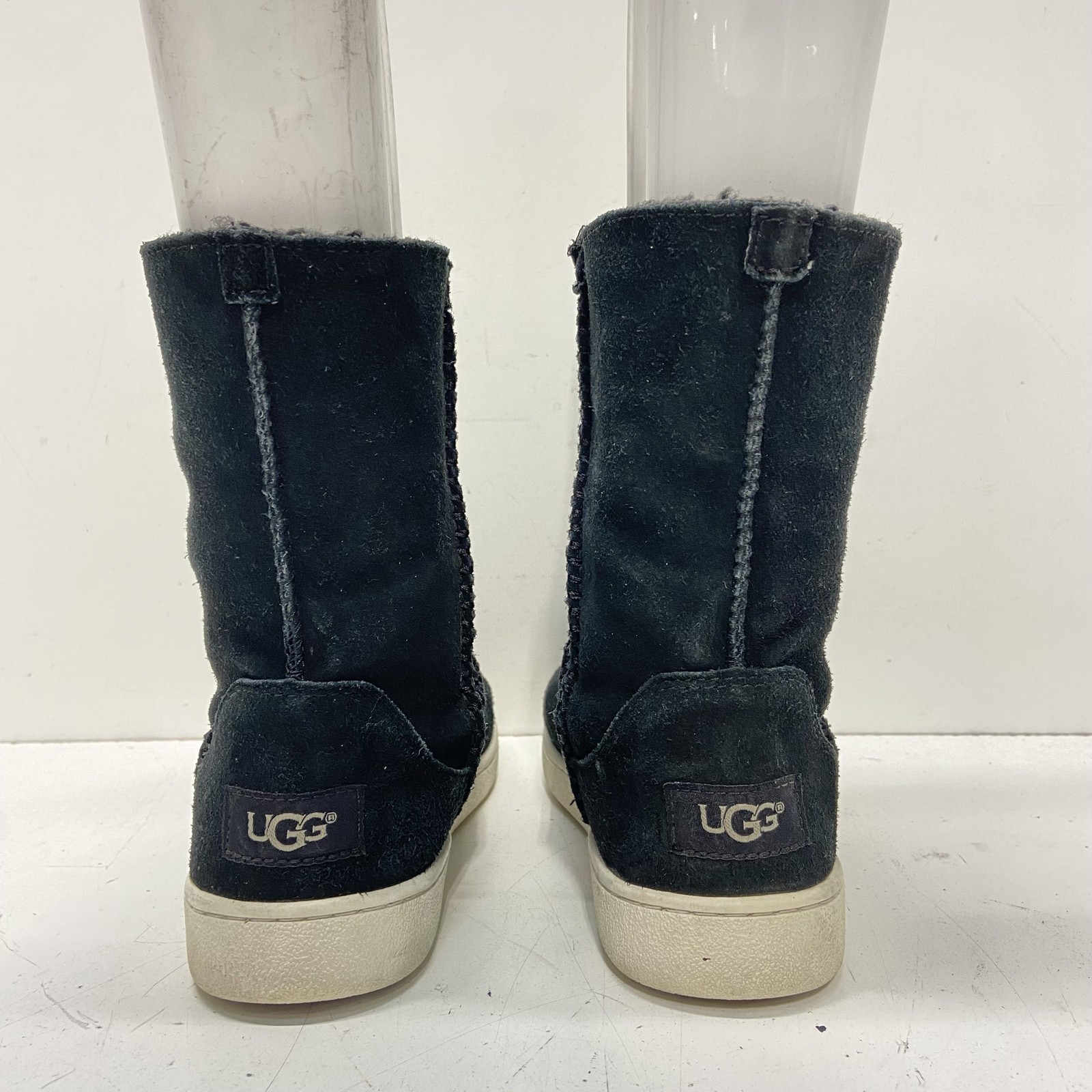 UGG Black Solid Mid-Calf Boot Boot Women's Size 7 - image 4