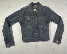 Levi's Classic Blue Denim Jean Jacket Size S JR