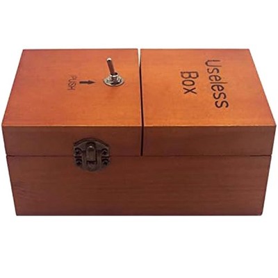 Wooden Useless Box, Lassen Sie Mich Allein Maschine Kasten, Macht Sich Selbst...
