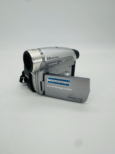 Sony Handycam DCR-HC96 Mini DV 3.0MP Camcorder Silver Tested W/ Battery