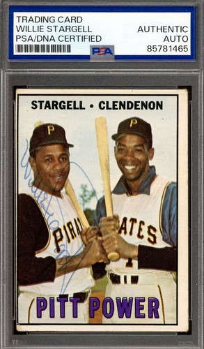 Pitt Power: Stargel, Clendenon #266 1967 Topps card