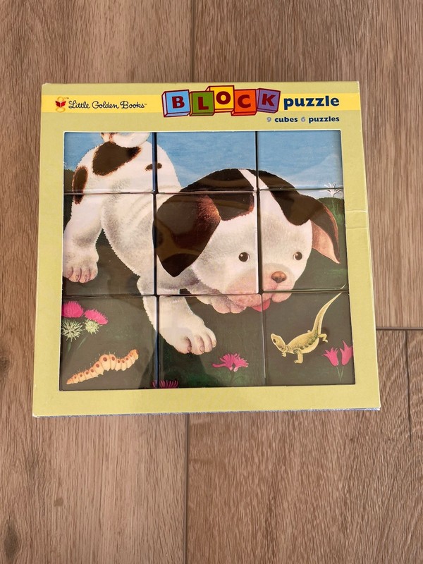 Vintage Mudpuppy Little Golden Books Block Puzzle 2007