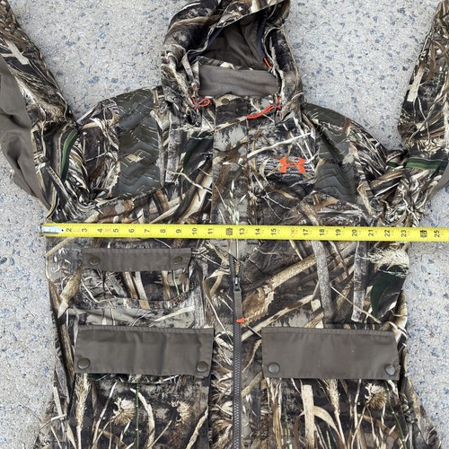 Men's Under Armour Skysweeper System Insulated Hunting Jacket Real Tree Large - Picture 11 of 20