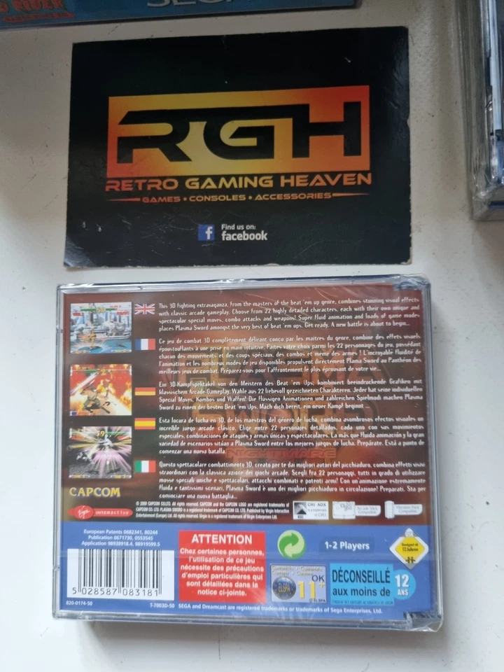 PLASMA SWORD SEGA DREAMCAST UK PAL NEW FACTORY SEALED NEAR MINT - Image 2 of 4