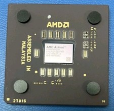 AMD Athlon 1GHz A1000AMT3B Processor CERAMIC Working Condition VINTAGE CPU GOLD
