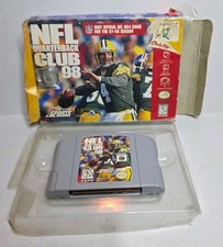 NFL Quarterback Club 98 Nintendo 64 N64 Authentic Cleaned Working 