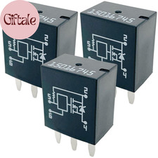 15016745 Headlight Relay 3 Pack 12v 4-pin Drl Low Beam Relay Replacement For