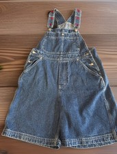 Vintage Y2K Tommy Hilfiger Ladies Bib Overall Shorts Size Medium 2000