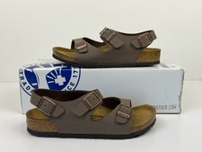 Birkenstock Roma Classic Mocha Brown Sandals Kids Size 33 / 2 Kids Narrow Fit