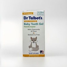 Dr Talbots Baby Tooth Gel Chamomile Clove 3-24m 0.53oz Exp 10/26 READ DESCRIPTIO