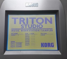 Nuovo per Korg Triton Classic PRO i30 STUDIO display LCD e digitalizzatore touch screen