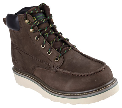 Men's Skechers John Deere Kadmiel Grand Creek Work Boot Chocolate