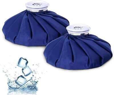 Ice Pack, Bags for Injuries Reusable 2Packs, 11'' Hot Water Bag... 