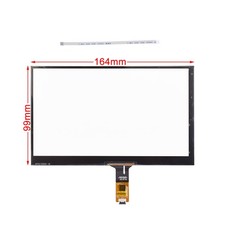 7inch 6 pin for Car DVD Navigation 164 99mm Capacitive Touch Screen Digitizer