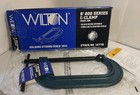 NEW! WILTON 8" Steel #14770 C-Clamp Steel - 5,200 Lb.Clamping Force № 800 Series