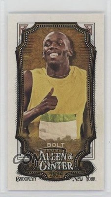 2024 Topps Allen & Ginter Mini Usain Bolt #208 Rookie RC 8d4
