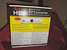 Access HD DTA1050 Digital To Analog TV Converter Bx w/ Remote Pre-Owned Untested