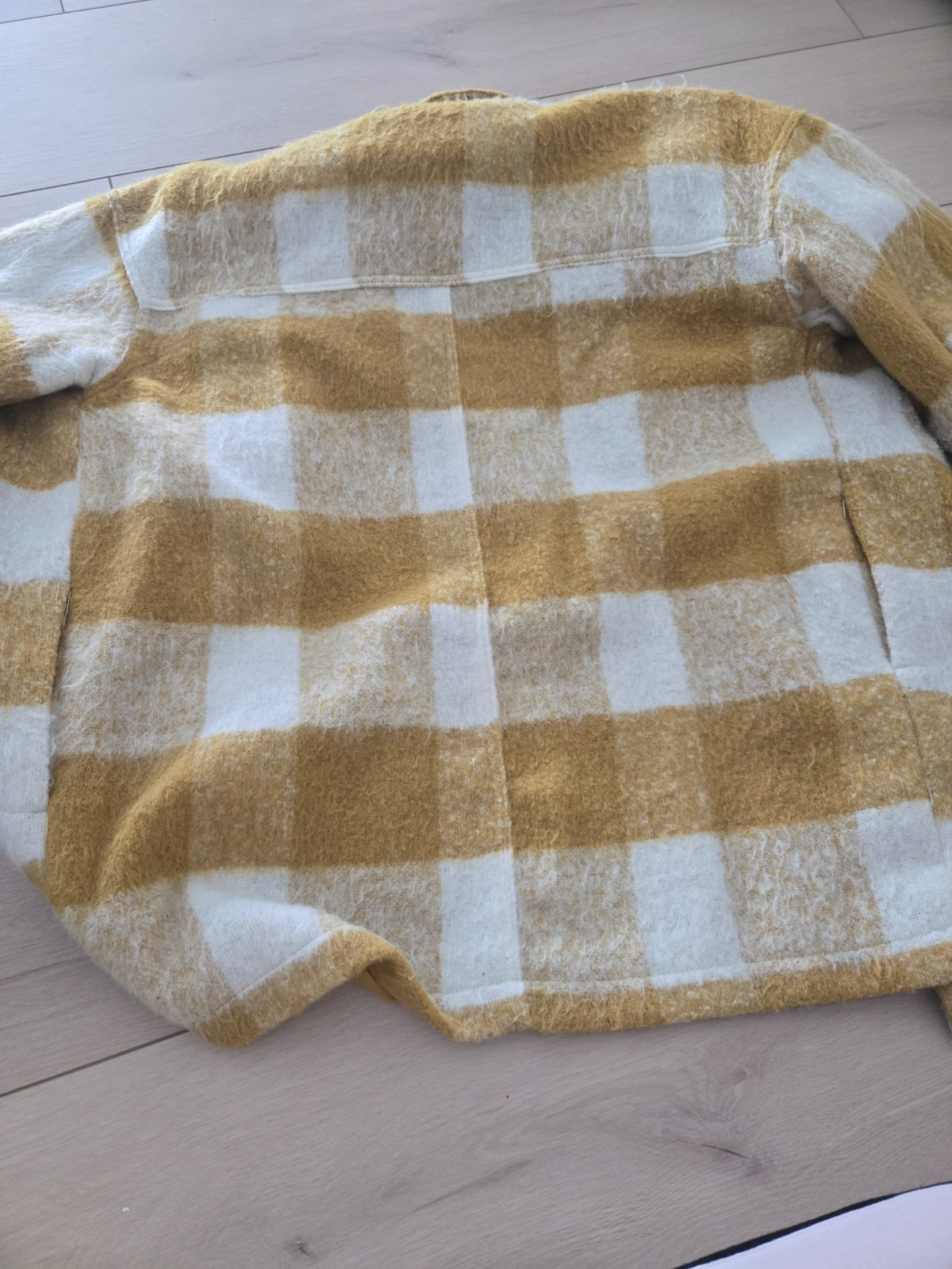 Universal thread Brushed oversized plaid shirt ja… - image 6