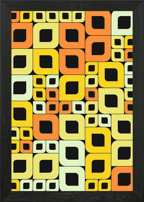 Geometrisches Muster gerahmtes Wandbild Poster Leinwanddruck Bild