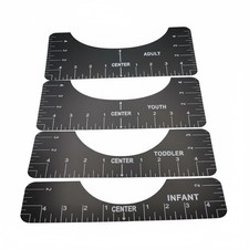 4 Stücke Zentrierhilfe für T-Shirts einfache Zentrierung für Bastler,