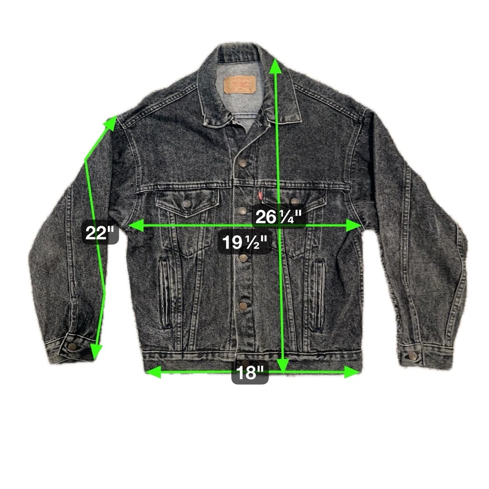 Chaqueta Levis Stone Wash 527 Tipo 3 Rara De Colección 70507 4858 Talla S Hecha en EE. UU. Foto 2 de 4