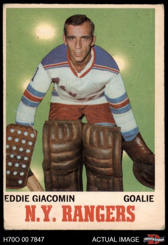 Ed Giacomin #68 1970 O-Pee-Chee card