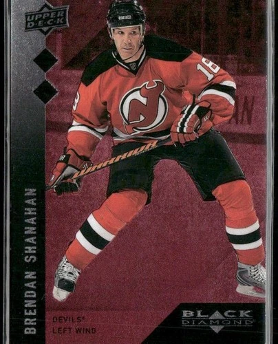2009-10 Upper Deck Black Diamond Brendan Shanahan Ruby /100 #126 Devils