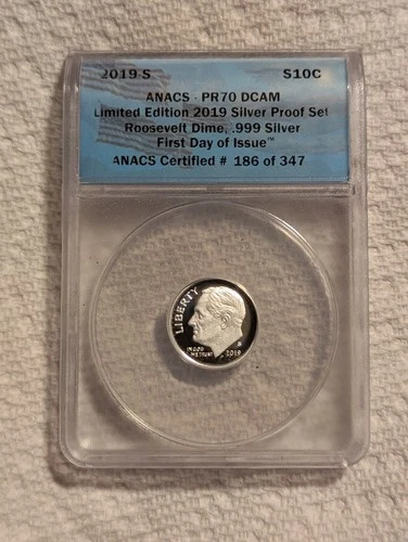 2019-S Silver .999 Proof ANACS PR70 DCAM!!!!!