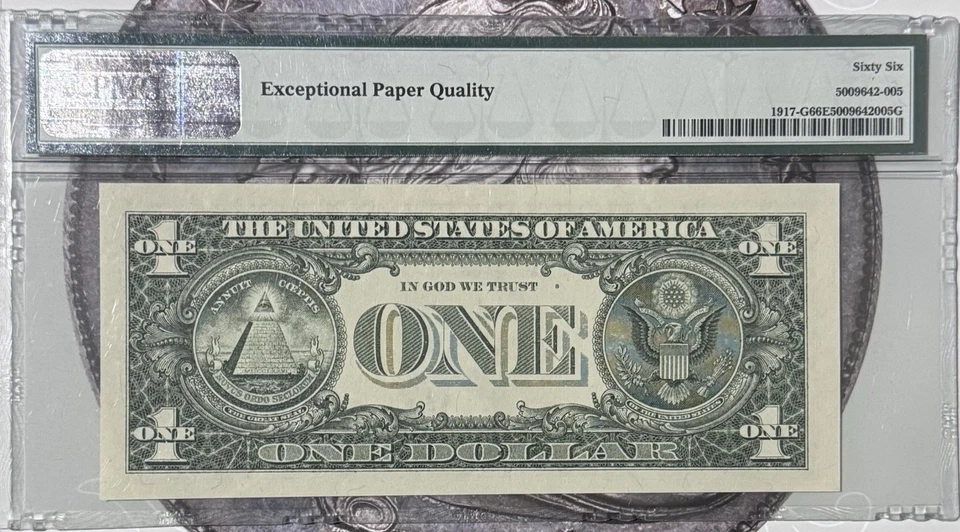 $1 1988A Web Federal Reserve Note Chicago Fr# 1917 G (GP Block) PMG 66 EPQ Gem - Image 4 of 4