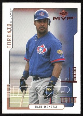 2000 Upper Deck MVP Raul Mondesi #38 Toronto Blue Jays