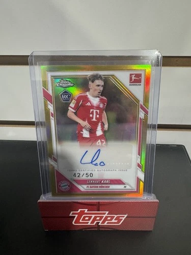 2026 Topps Chrome Lennart Karl Gold /50