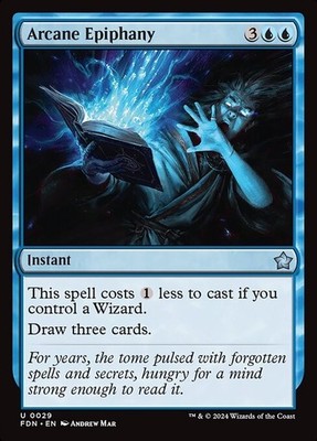 Arcane Epiphany x4 4x Foundations NM MTG