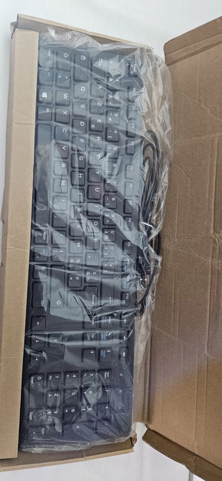 BRAND NEW Dell KB216 Wired Multimedia Keyboard – French AZERTY – Black - Image 3 of 4