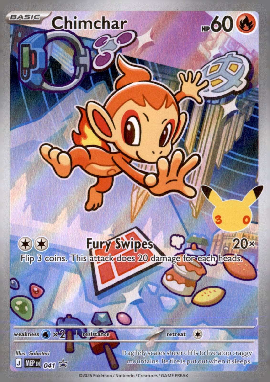 Chimchar 041 Mega Evolution Promo