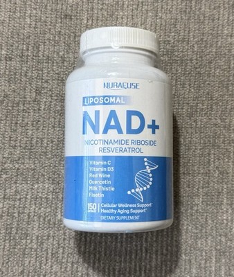 NEW Liposomal NAD Plus Trans-Resveratrol 6000mg Red Wine Milk Thistle Quercetin